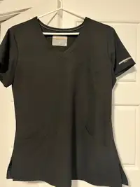 Black uniform scrub tops 
