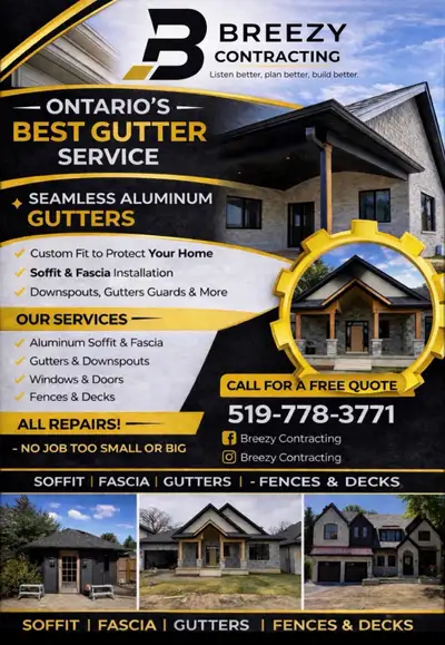 Gutter Installation & Repair | Kitchener-Waterloo | Free Quotes, View more