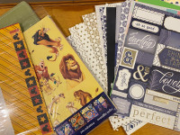 Scrapbooking Kit with Disney Stickers and Punchers