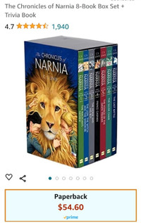 Narnia 8- Book set