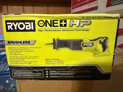 Ryobi 18v brushless cordless reciprocating saw , View more
