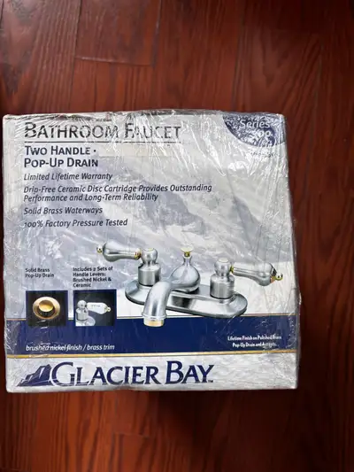Bathroom faucet. “New”  still in box. Never installed, View more
