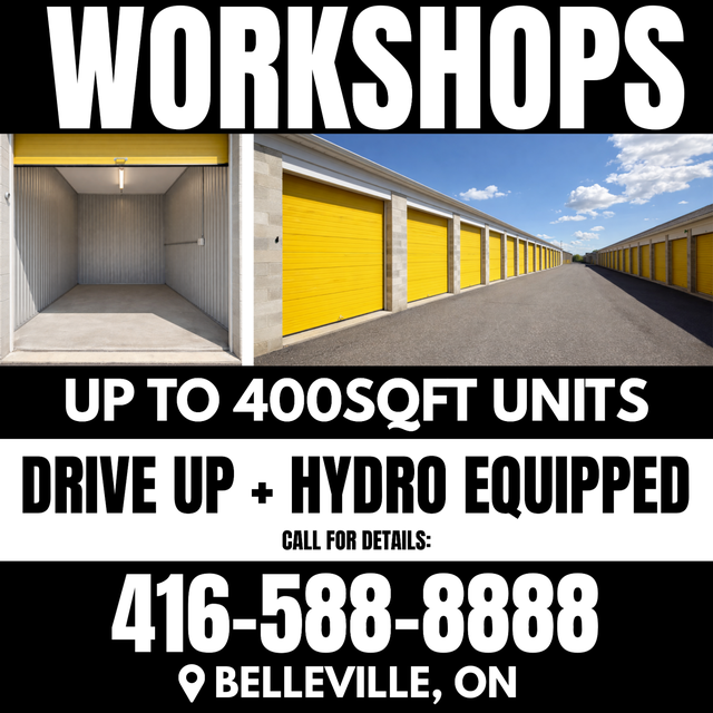 DRIVE-UP WORKSHOP UNITS