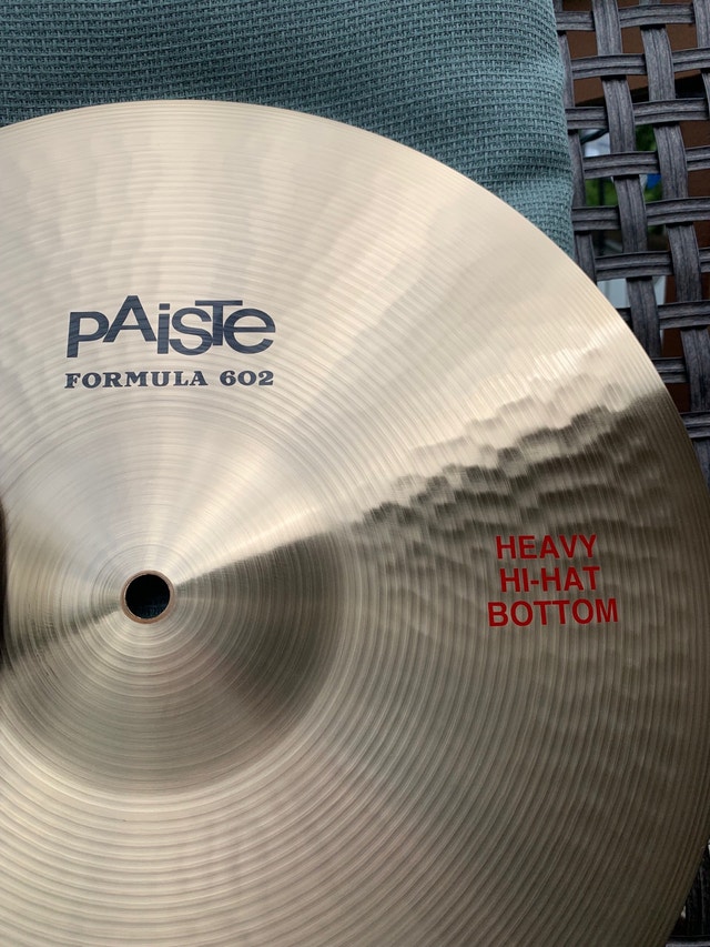 PAISTE Formula 602 15” Heavy hi hat cymbals ride crash Sabian Drums