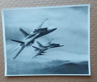 Artist's rendering  print of F-18 Hornet