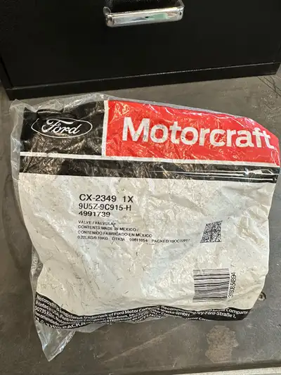 New, never used still sealed in bag Ford Motorcraft OEM purge valve. Fits F 150, Escape and other Fo...