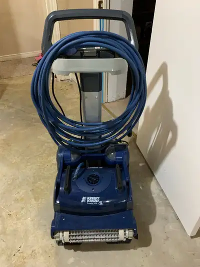Removed in ground pool. Multiple items to go. -Creepy crawler robotic pool cleaner. Only 4 yrs old....