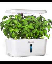 Hortuzz Hydroponics Growing System, 8 Pods Indoor Herbs Garden w