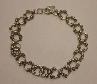 Handmade Shenandoah Chainmaille 925 Sterling Silver Bracelet, View more