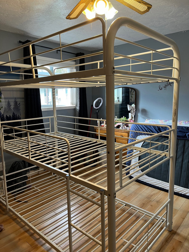 Triple bunkbed in Beds & Mattresses in Cowichan Valley / Duncan