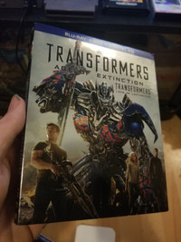 Transformers Age Of Extinction blu ray dvd slip cover movie