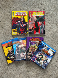 My Hero Academia DVD/Bluray/Book Lot