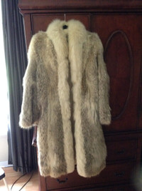 Vintage Coyote Long Fur Coat