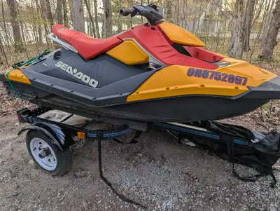 Excellent condition 2023 seadoo Spark 2up programmed to 110hp. Comes with trailer and winter cover a...