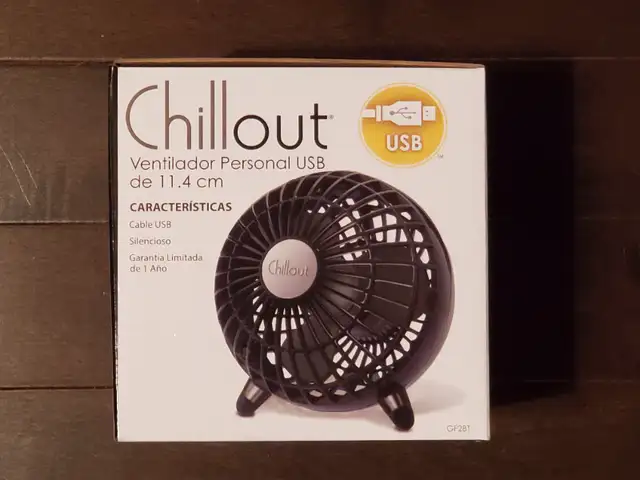 Chillout Personal USB Fan 4"1/2 brand new/ventilateur USB neuf in Other in West Island - Image 3