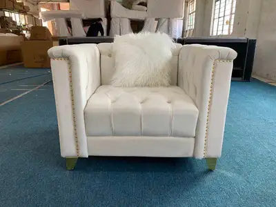Velvet Accent Chair, View more