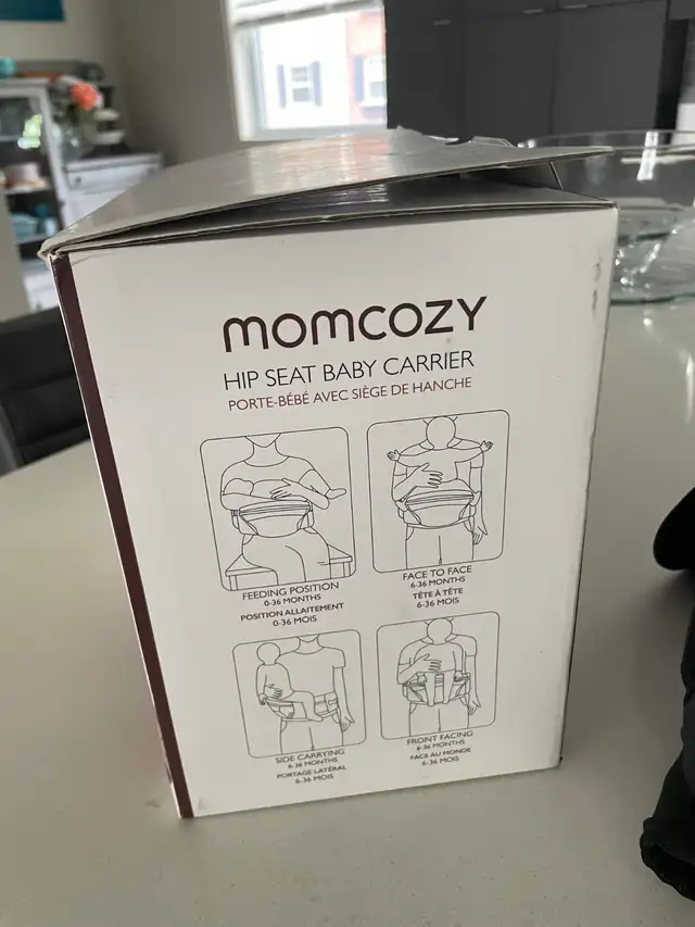 MomCozy Hip Seat baby Carrier- Black, Medium- Brand New in Strollers, Carriers & Car Seats in London - Image 4