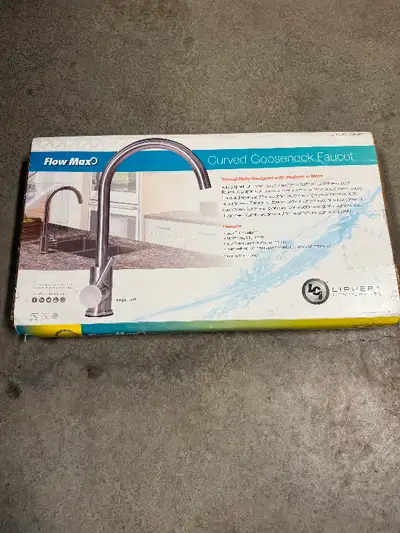 Kitchen faucet, new in box, info of specs in picture, $80, info at 403 870 7504