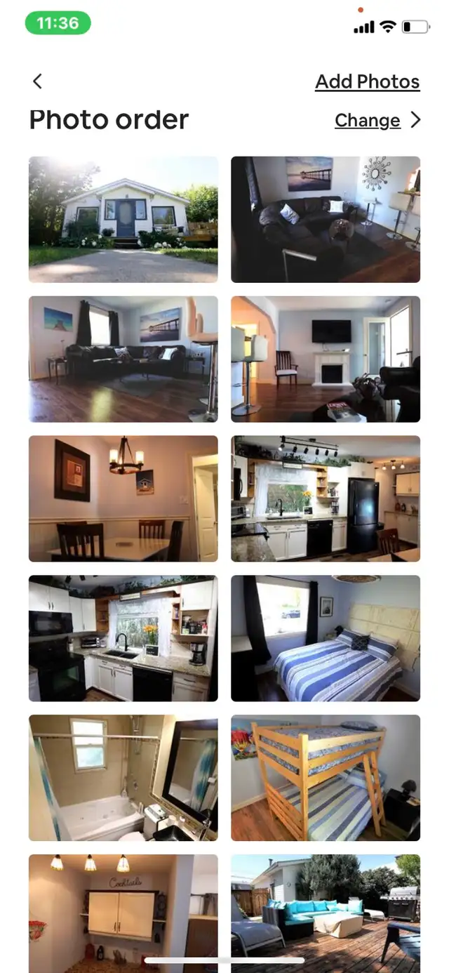 Home for rent in Sylvan Lake one block to beach. 
