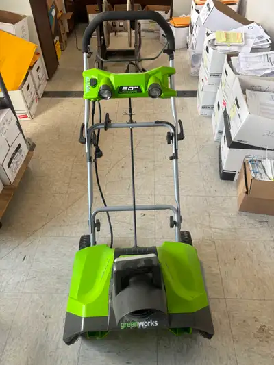 souffleuse a neige électrique greenworks 20"