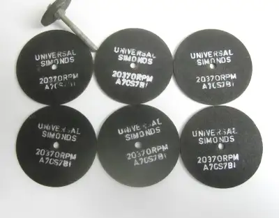 6 Pcs 3 inch Cut Off Wheel with 1/4" Mounting Hole, View more
