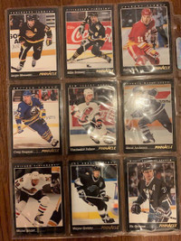 Near complete 1993-94 Pinnacle Series 2 hockey card set