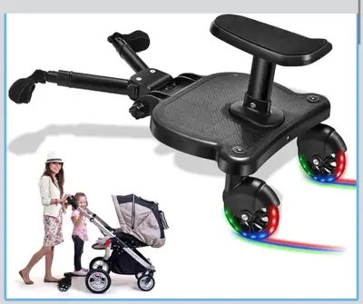 Buggy Board with Seat, LED Light-Up Wheels, View more