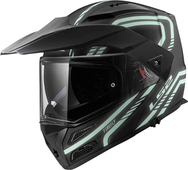 LS2 FF324 Metro EVO Firefly Helmet Black XL 150.00 Or best offer in Motorcycle Parts & Accessories in Miramichi