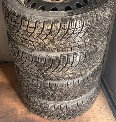 Michelin Winter Tires 185/55r16 With rims Come off of a 2015 Honda Fit Tread depth excellent accordi...