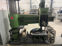 Radial arm drill presses , milling machines