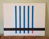 MODERNIST ABSTRACT HARD-EDGE PAINTINGS (3 in total available)