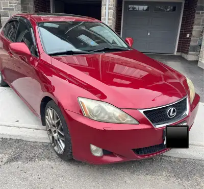 Selling a 2006 Lexus IS350 As Is for $7,500 or Best Offer Good condition, adjustable cool overs & co...