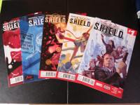 2015 Marvel Comics S.H.I.E.L.D. Comics # 1 to 5 Collection Lot
