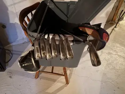 set of jazz irons- PW through 4 iron only.  Left handed., View more