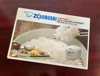 Brand New **Zojirushi** NS-ZCC10 5.5-Cup Rice Cooker and Warmer