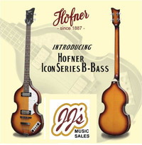 Hofner Violin Bass Guitar - Sunburst AKA BEATLES BASS - Sale