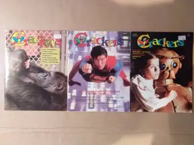 Crackers Children's 3 Magazine lot from 1980's, View more
