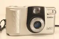 Konica Z-up 60 Silver 35-60mm Point & Shoot 35mm Film Camera