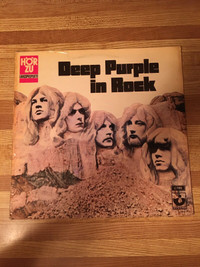Record Album Vinyl LP-DEEP PURPLE-IN ROCK