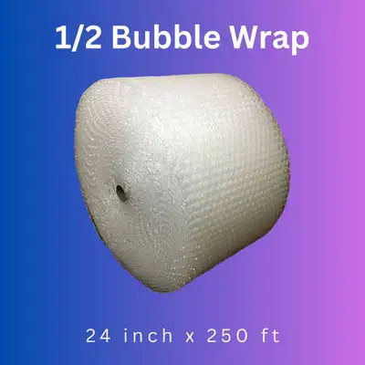 Bubble Wrap Large Bubbles 0.5in x 24in x 250ft Large Roll K4895, View more
