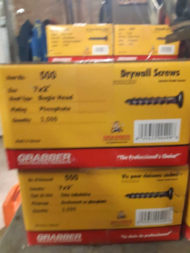 Grabber Drywall Screws New boxes in Hardware, Nails & Screws in Red Deer - Image 3