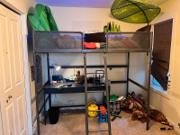 IKEA TUFFING loft bed (frame and mattress)