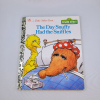 A Little Golden Book The Day Snuffy Had The Sniffles Sesame Stre