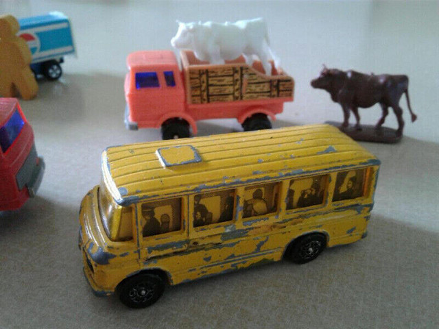 Mercedes school bus, Coca cola truck, Farm /etc. lot in Toys & Games in City of Toronto