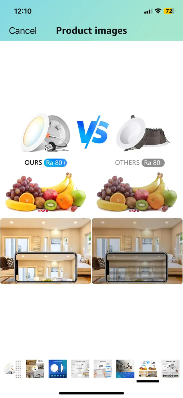New 24pk LVWIT 4 Inch 5CCT LED Downlight, 7W 700 Lumens Dimmable in Indoor Lighting & Fans in Hamilton - Image 8