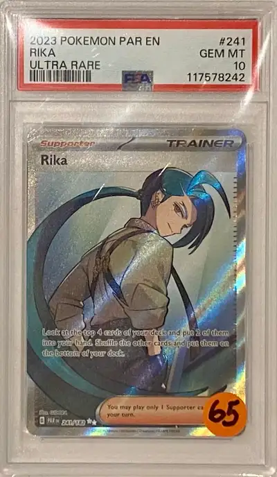 2023 Pokémon #241 Rika - Graded Card PSA 10, View more