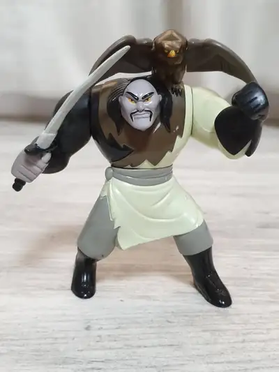1998 Disney Mulan #4 Shan-Yu Villain 4.75" Action Figure McDonald's Toy NEW - sealed in bag still Sh...