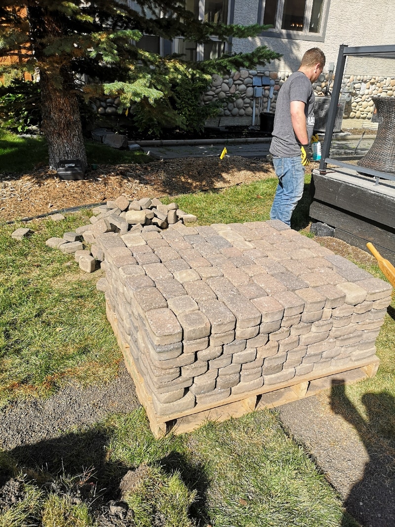 Pavers. About 190 sq feet. I Free Stuff Calgary Kijiji