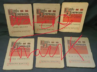 ARTS & CRAFTS, ROYCROFT, LITTLE JOURNEYS 6 BKS VOL XXI 1907, View more