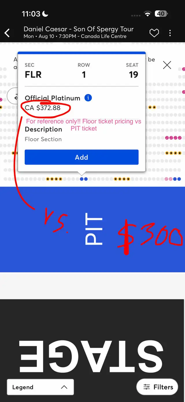 2x Daniel Caesar PIT Tickets523947110334484481